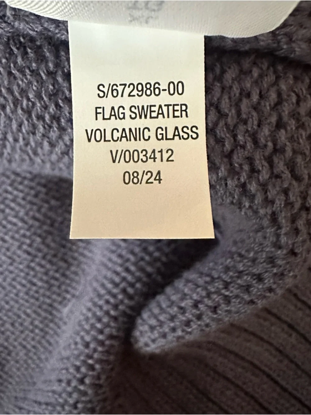 Old Navy NWT Women Crew Neck American Flag Sweater XL Knit Navy Blue USA Coastal - Picture 10 of 10